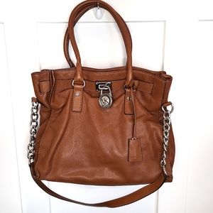 Michael Kors Hamilton Tote- Cognac